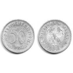 (87) Alemania (III Reich). 1935(A). 50 Pfennig (MBC+/EBC-)