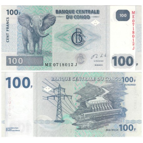 (98b) Congo. 2013. 100 Francs (SC)