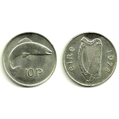 (23) Irlanda. 1978. 10 Pence (EBC)