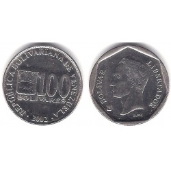 (Y83) Venezuela. 2002. 100 Bolivares (EBC)