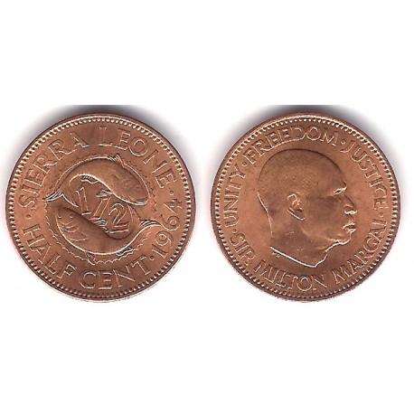 (16) Sierra Leona. 1964. ½ Cent (SC-)