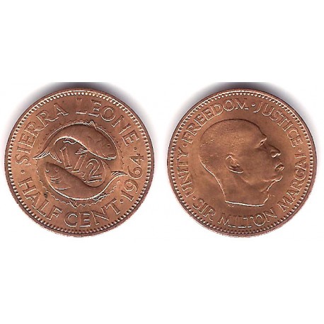 (16) Sierra Leona. 1964. ½ Cent (SC-)