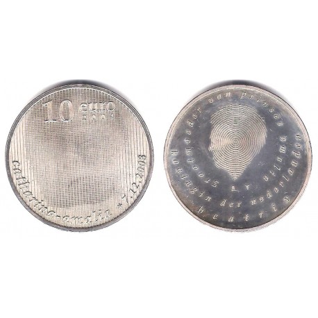 Paises Bajos. 2004. 10 Euro (EBC) (Plata)