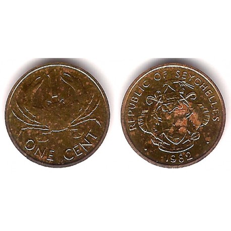 (46.1) Seychelles. 1982. 1 Cent (EBC)