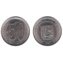 (Y92) Venezuela. 2007. 50 Céntimos (EBC)