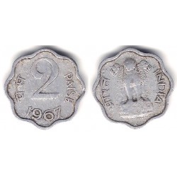 (13.1) India. 1967. 2 Paise (BC)