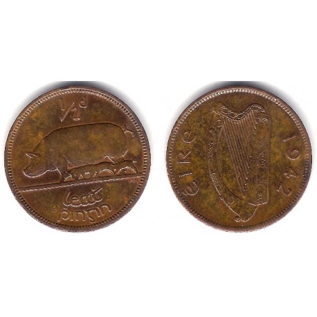 (10) Irlanda. 1942. ½ Penny (MBC-)