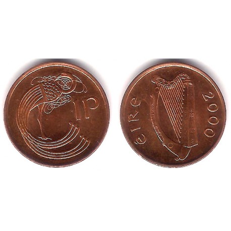 (20a) Irlanda. 2000. 1 Penny (EBC)