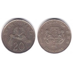 (52) Singapur. 1991. 20 Cents (MBC)