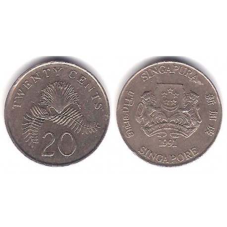 (52) Singapur. 1991. 20 Cents (MBC)