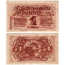 Bielefeld (Renania del Norte-Westfalia). 1923. 1 Goldpfennig (MBC)