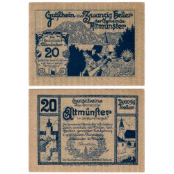 Altmünster (Alta Austria). 1920. 20 Heller (EBC+)