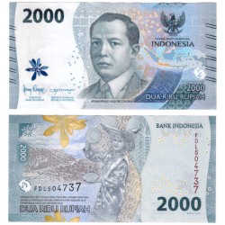 (W163) Indonesia. 2032. 2000 Rupiah (EBC+)