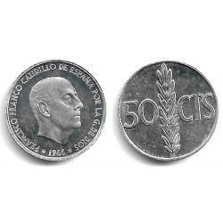 Estado Español. 1966*(19-73). 50 Céntimos (SC)