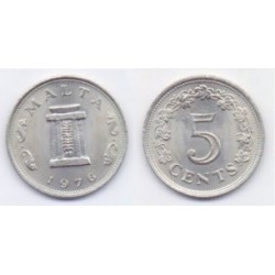 (10) Malta. 1976. 5 Cents (SC)