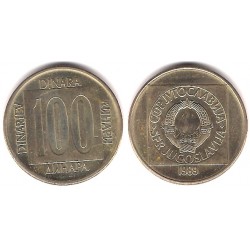 (134) Yugoslavia. 1989. 100 Dinara (SC-)