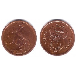 (486) Sudáfrica. 2006. 5 Cents (MBC)