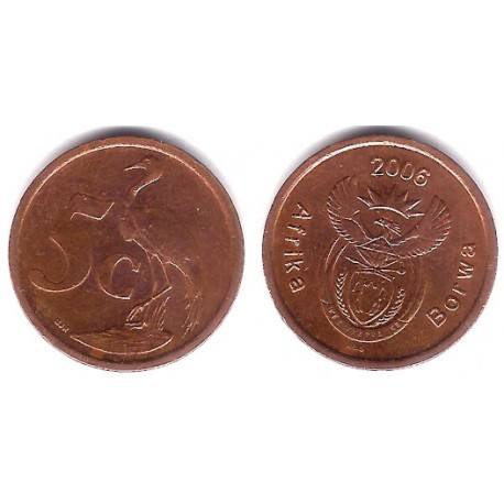 (486) Sudáfrica. 2006. 5 Cents (MBC)