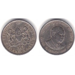 (19) Kenia. 1989. 50 Cents (BC+)