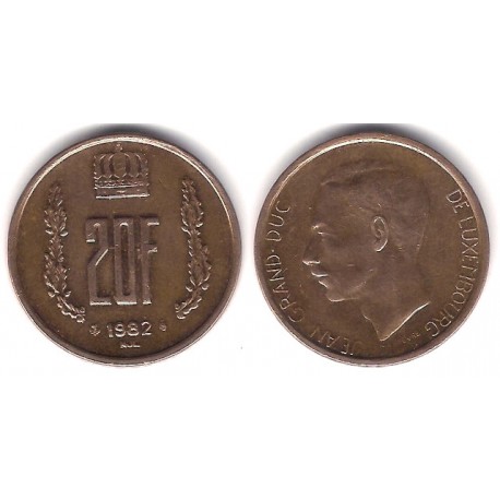 (58) Luxemburgo. 1982. 20 Francs (MBC)