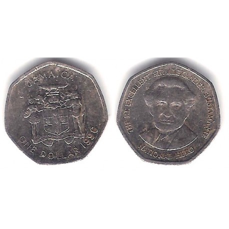 (164) Jamaica. 1996. 1 Dollar (MBC)