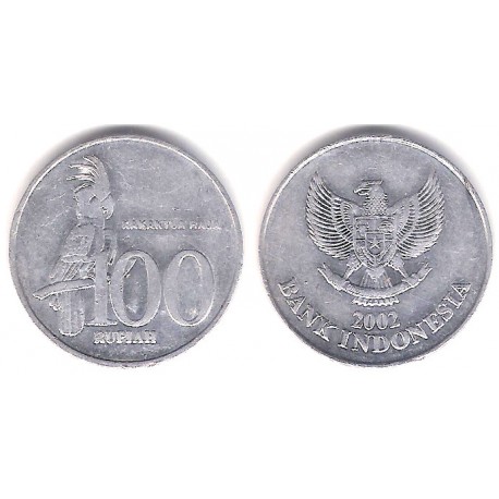 (61) Indonesia. 2002. 100 Rupiah (BC+)