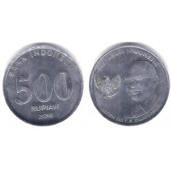 Indonesia. 2016. 500 Rupiah (EBC/EBC+)