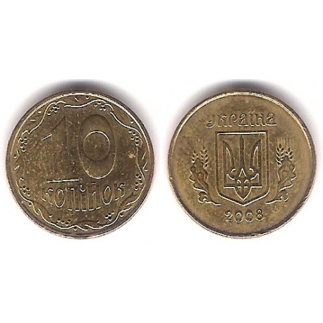 (1.1b) Ucrania. 2008. 10 Kopiyok (EBC)