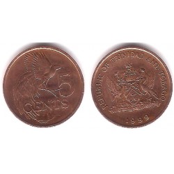 (30) Trinidad y Tobago. 1999. 5 Cents (MBC+)