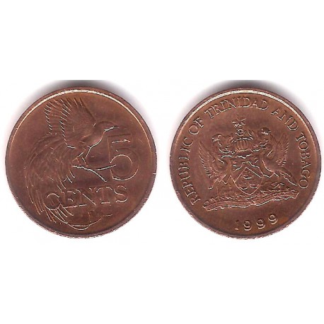 (30) Trinidad y Tobago. 1999. 5 Cents (MBC+)