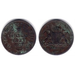 (252) Estados Alemanes (Baden). 1871. 1 Kreuzer (BC)