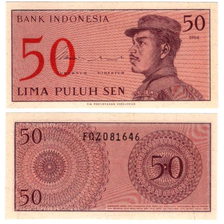 (94) Indonesia. 1964. 50 Sen (SC)