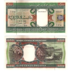 (8c) Mauritania. 2002. 500 Ouguiya (SC)