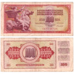 (90c) Yugoslavia. 1986. 100 Dinara (BC)