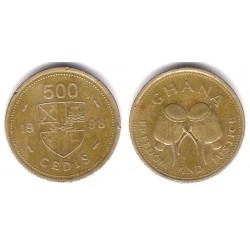 (34) Ghana. 1998. 500 Cedis (BC)