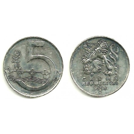 (8) República Checa. 1993. 5 Koruna (SC)