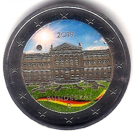 Alemania. 2019. 2 Euro (SC) Coloreada