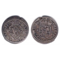 Felipe V. 1707. 1 Real (MBC) (Plata) Ceca de Segovia Y