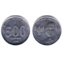 Indonesia. 2016. 500 Rupiah (EBC/EBC+)