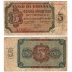 Estado Español. 1938. 5 Pesetas (BC/BC+) Serie K