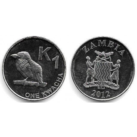 Zambia. 2012. 1 Kwacha (SC)