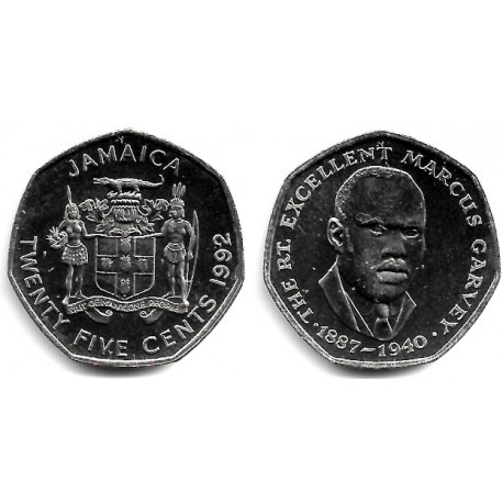 (147) Jamaica. 1992. 20 Cents (SC)