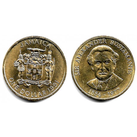 (145) Jamaica. 1991. 1 Dollar (SC-)