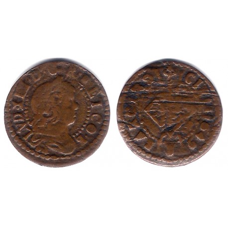 Luis XIV (Principado Catalán). 1649. Seiseno (BC/BC-) Ceca de Barcelona