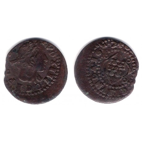 Luis XIV (Principado Catalán). 1642. Seiseno (BC+/MBC-) Ceca de Gerona