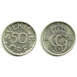 (855) Suecia. 1978. 50 Ore (EBC)