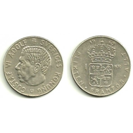 (826a) Suecia. 1969. 1 Krona (MBC)