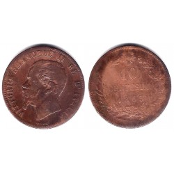 (11.2) Italia. 1863. 10 Centesimi (BC)