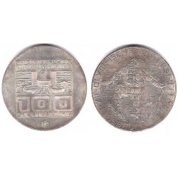 (2928) Austria. 1976. 100 Schilling (SC) (Plata)