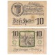 St. Georgen und Tollet (Alta Austria). 1920. 10 Heller (MBC) Restos de ahesivo de papel